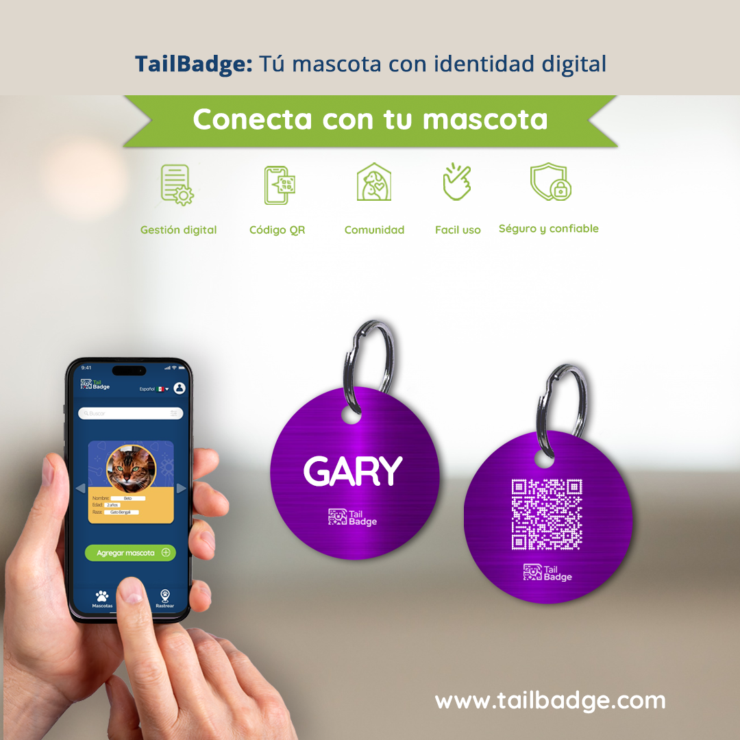 CIRCULAR PET TAG (ALUMINUM)