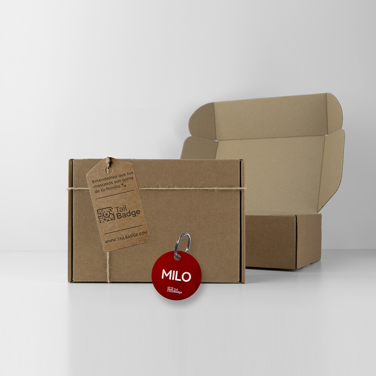 CIRCULAR PET TAG (ALUMINUM)