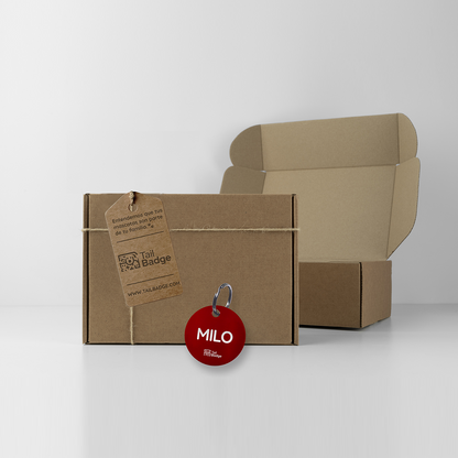 CIRCULAR PET TAG (ALUMINUM)