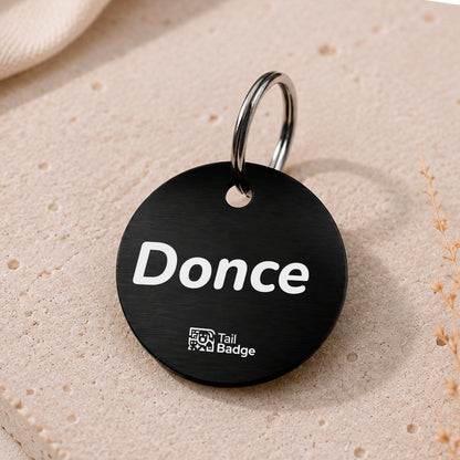 CIRCULAR PET TAG (ALUMINUM)