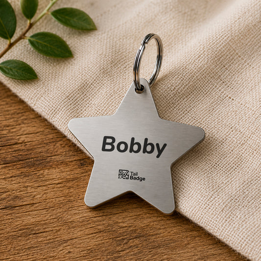 STAR-SHAPED PET TAG