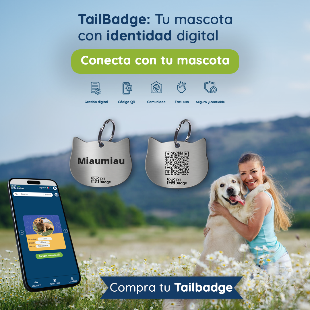 PLACA PARA MASCOTA GATO